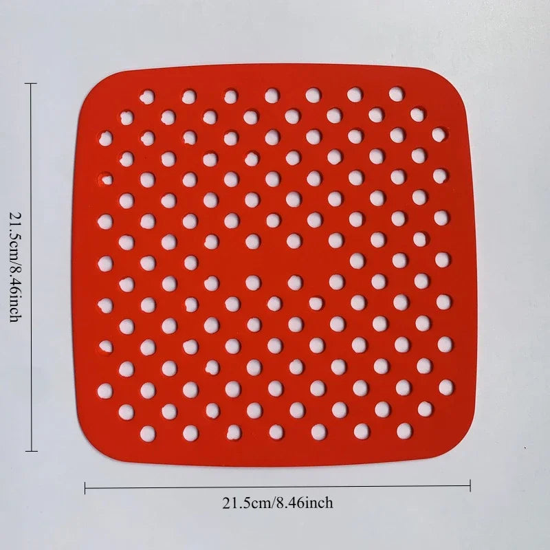 Reusable Air Fryer Liners 5QT or Bigger - Easy Clean Air Fryer  Dishwasher Safe Non Stick Parchment Paper Replacer
