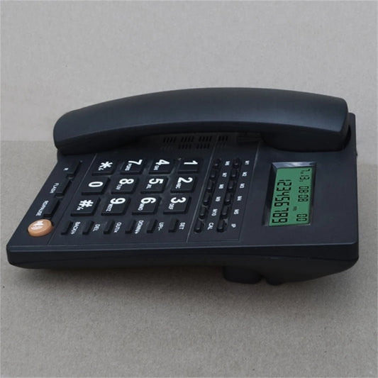 DX11 Corded Landline Phone Big Button Landline Phones with Caller Identification Fixed Telephone for Office Hotel Receptioni