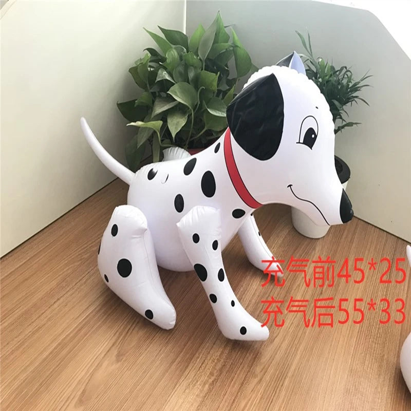 Children's Inflatable Toys Stall Toys PVC Leather Balloon Water Toys Dinosaur Tiger Pig Cat Rabbit 1PC