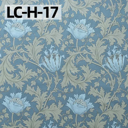 William Morris Fabric Cotton Digital Printing Classic Flower Printed Handmade Crafts Supplies Per Half Meter