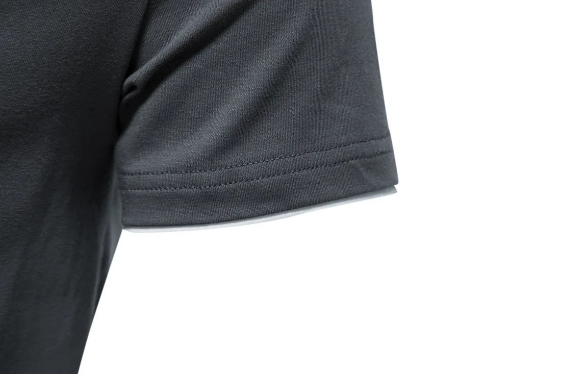 Mens T Shirt Pure Color V Collar Short Sleeved Tops Tees Men T-Shirt Black Tights Man T-Shirts Fitness For Male Clothes