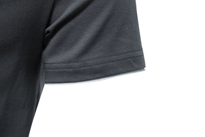 Mens T Shirt Pure Color V Collar Short Sleeved Tops Tees Men T-Shirt Black Tights Man T-Shirts Fitness For Male Clothes