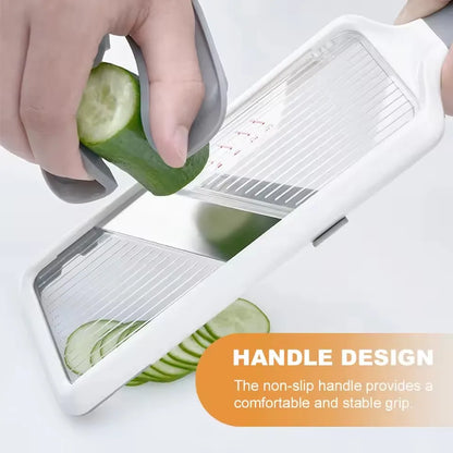 Safe Mandoline Food Slicer Easy To Clean Mandolin French Fry Cutter Adjustable Thickness for Speedy Slicing of Fruits Vegetables