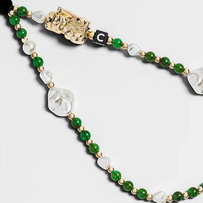 Colorful Beads Phone Straps Long Short Lanyard Phone Hanging Chain