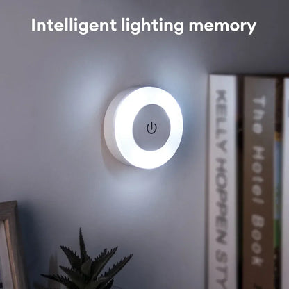 Energy Saving LED Home Appliance Sensor Night Light Home-appliance USB Rechargeable Room Decor Magnetic Wall Lamp Lighting