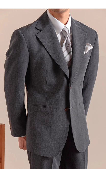 Designer Suit Two Piece Wedding Party Suit Groom Banquet Men Suit Italian Vintage Single Breasted Slim Fit Costume Homme Mariage