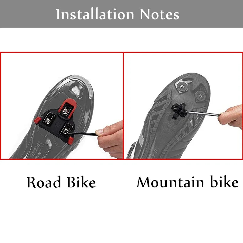 BUCKLOS Bike Pedal Cleat Fit Shimano SPD Bike Pedal Cleat for LOOK KEO/SPD-SL/LOOK Delta/SPD MTB Road Bicycle Cycle Shoes Cleats