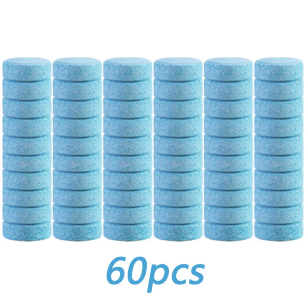 50pcs Car Effervescent Washer Tablet Auto Glass Washing Tablet Car Windscreen Cleaner Windscreen Glass Cleaning Tablet