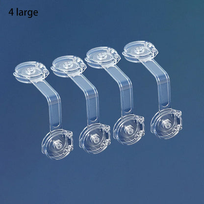 3/5Pcs Baby Cabinet Locks Strap Drawer Lock Child Anti-opening Refrigerator Lock Home Baby Anti-pinch Safety Protection Buckle