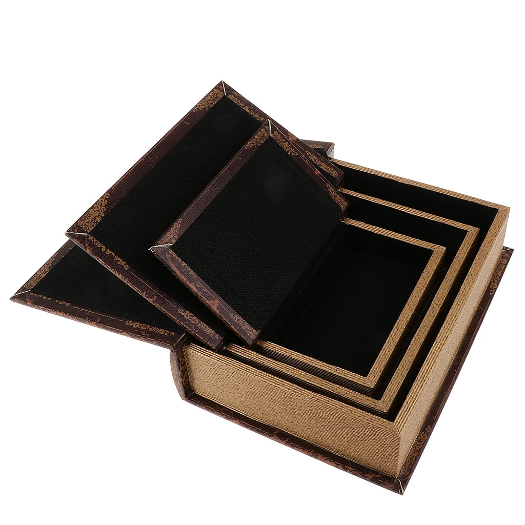 1 Pieces Antique Book Model Old Book Simulation Book Props for Hiding Jewelry