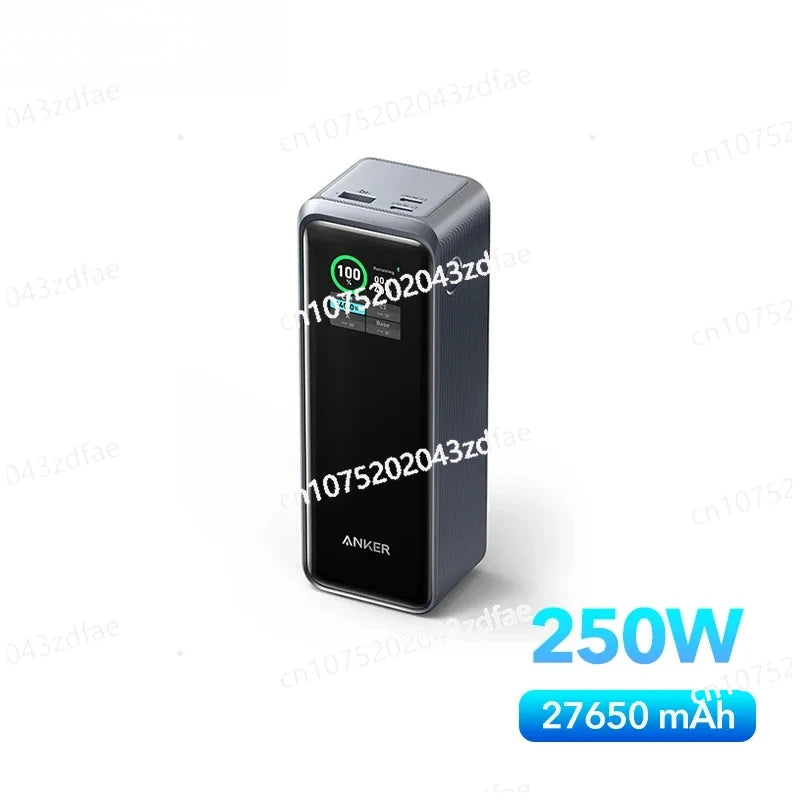 Prime Power Bank 27650mAh 3-Port 140W Max Portable Charger Battery Portable Power Bank Large Capacity 250W for Laptop