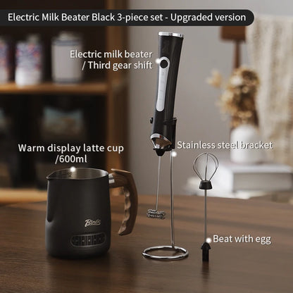 Bincoo Electric Milk Frothers Handheld Wireless Blender USB Mini Coffee Maker Whisk Mixer Cappuccino Cream Egg Beater Blender