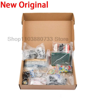 Electronic Components Kit Ultimate Edition Various Common Capacitors Resistors Capacitors T0-92 LED Transistors PCB Board DIP-IC