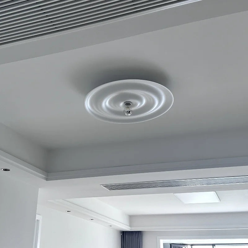 Nordic modern circular wall lamp background wall staircase corridor entrance designer water ripple decorative lighting fixture