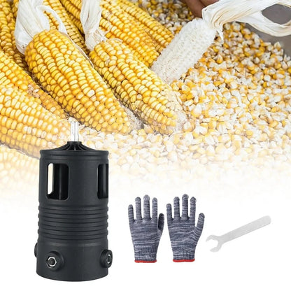 Corn thresher fully automatic corn peeling machine household electric dry and wet grain wrapping tool corn peeling machine