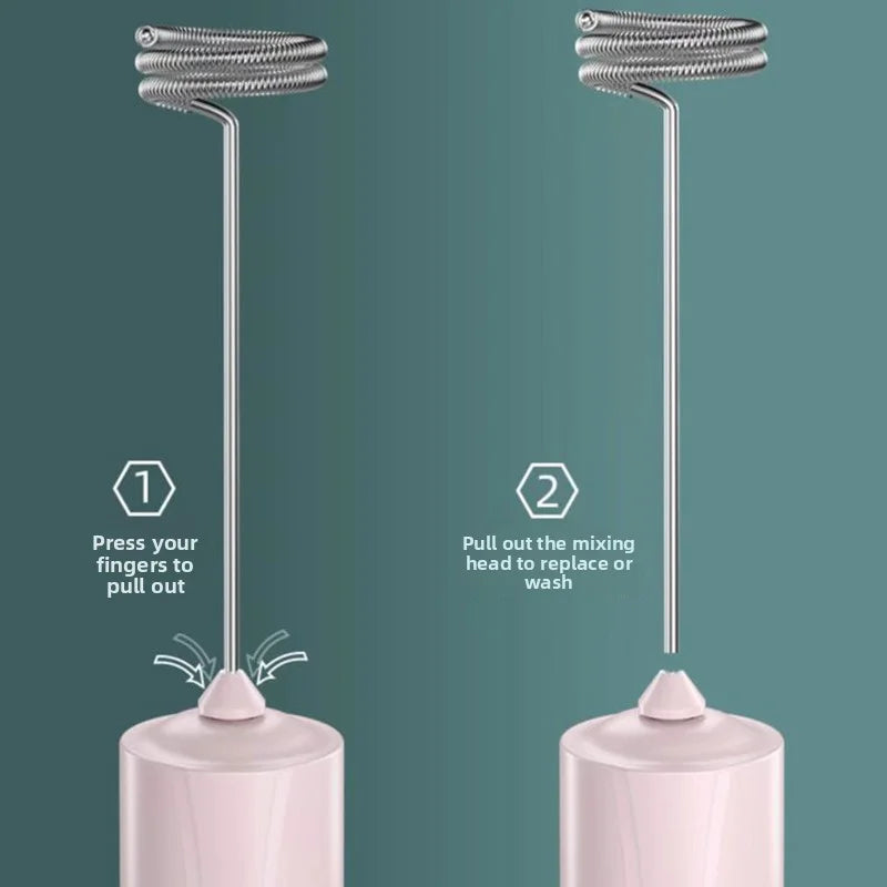 Blender Bubbler Home Semi automatic Baking Wireless Bubbler Cream Beater Handheld Blender