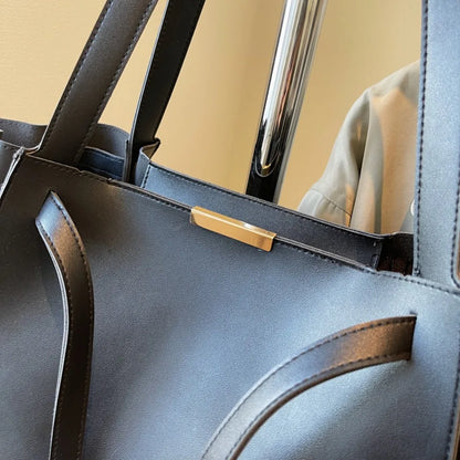 Big Shoulder Hand Commuting Bags for Women Large Capacity Drawstring Bucket Shopping Totes Top-Handle Bag 2025 Latest Handbags