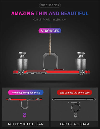 for Samsung A20e Armor Shockproof Case for Samsung Galaxy A20e Military Protective Ring Holder Magnet Cover for Samsung A 20e