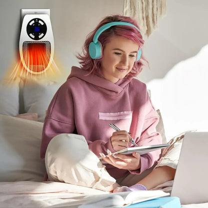 500W Portable Heater Electric Heater with Adjustable Thermostat Timer and Led Display Home Electric Heater Household Appliances