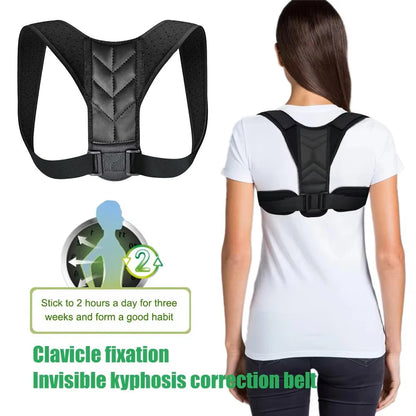 Back Posture Correction Belt Hunchback Corrector Adult Men and Women Sitting Posture Correction Belt Shoulder Straight Back