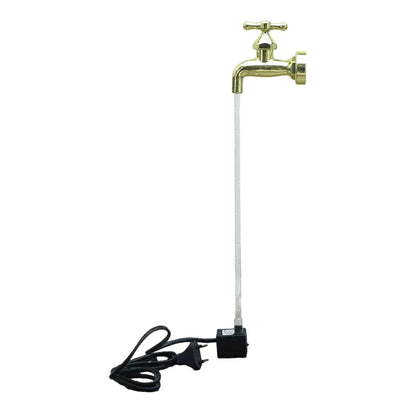 Invisible Flowing Spout Watering Can Fountain Floating Tap Water Fountain Tabletop Fountain for Porch Indoor DIY Art Decor Pools