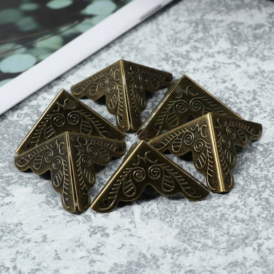 30 Pcs Corner Guard Hardware Vintage Protector Retro Protectors Furniture Bumpers