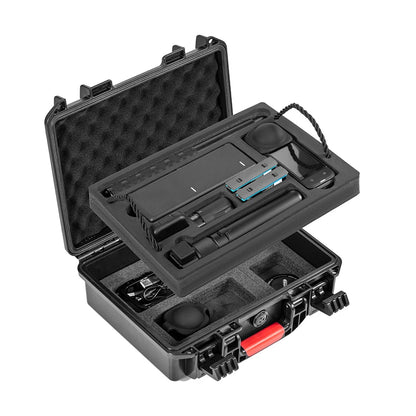 STARTRC Insta360 X5 Camera Accessories 2 Layers Hard Case Carrying Case Waterproof Portable Travel Box for Essentials Bundle