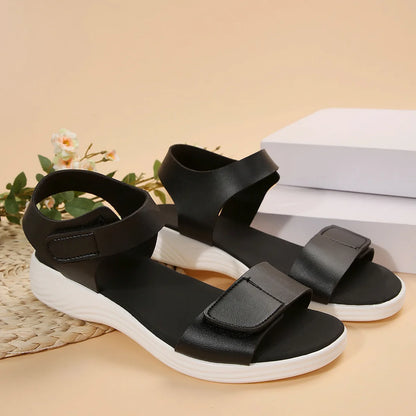 2024 New Summer Sandals Travel Women Shoes New Sandal Sole Durable Sandal Ladies Outdoor Beach Slippers Platform Sandals