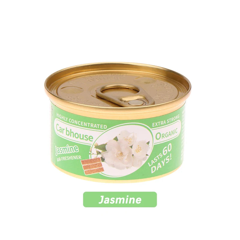 Car Air Freshener: 12 Kinds Scent | Organic Cans | Odor Eliminator Essential | Long-Lasting | Strong Fragrance | For Home/Toilet