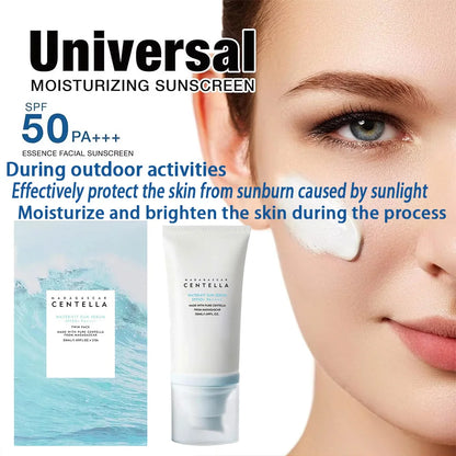 Original 50 Facial Sunscreen Centella Protector Solar Sunblock Skin Whitening Cream Korean Moisturizing Protector New Care Body