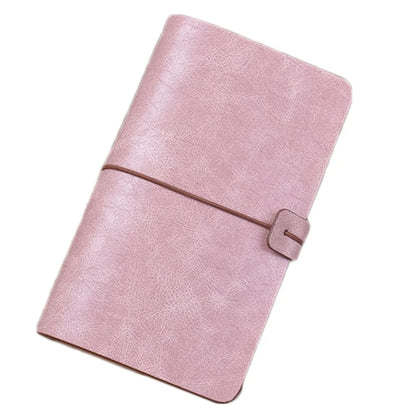 Business Portable Leather Notebook Stationery Hand Ledger Diary Book Exquisite Hardcover Notepad Office