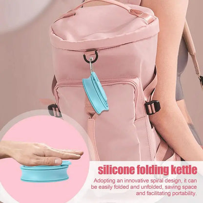 Foldable Water Bottle Silicone Reusable Water Bottles Reusable Portable Lightweight Folding Water Bottles Portable Leak Proof
