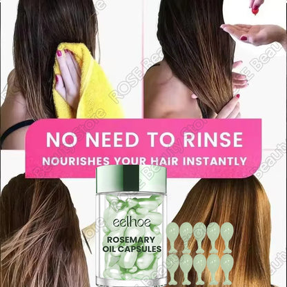 Hair Vitamin Capsule Keratin Oil Restore Soft Smooth Shiny Hair Care Nourish Repair Hair Damaged Splitting Treatment Products