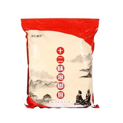 Super Big Bag 12 Flavors Foot Soaking Bag Mugwort Leaf Safflower Motherwort Foot Bath Care Mugwort Foot Soaking Medicine Bag
