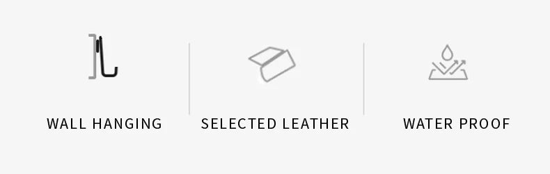 Universal Leather And Metal Car Seat Back Hooks Vehicle Multifunctional High load-bearing storage hook Auto Interior Accessories