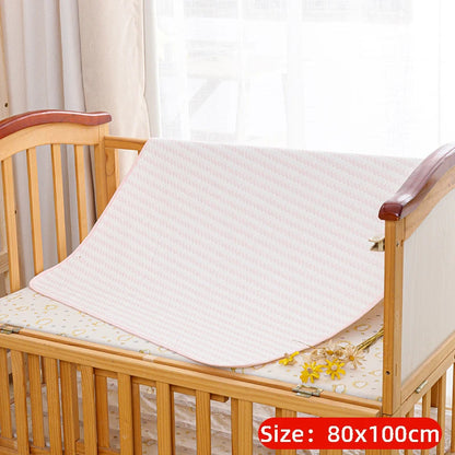 Diaper Changing Pad Changing Mat Covers Washable Waterproof Nappy Newborn Reusable Infant Cotton Urinal Mat Breathable Baby