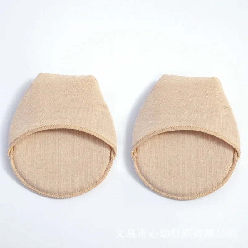 Womens High-Heeled Shoe Insoles-Ergonomic Half Insoles Protective Five-toe Forefoot Pads Ultra-Absorbent Non Skid Half Sock