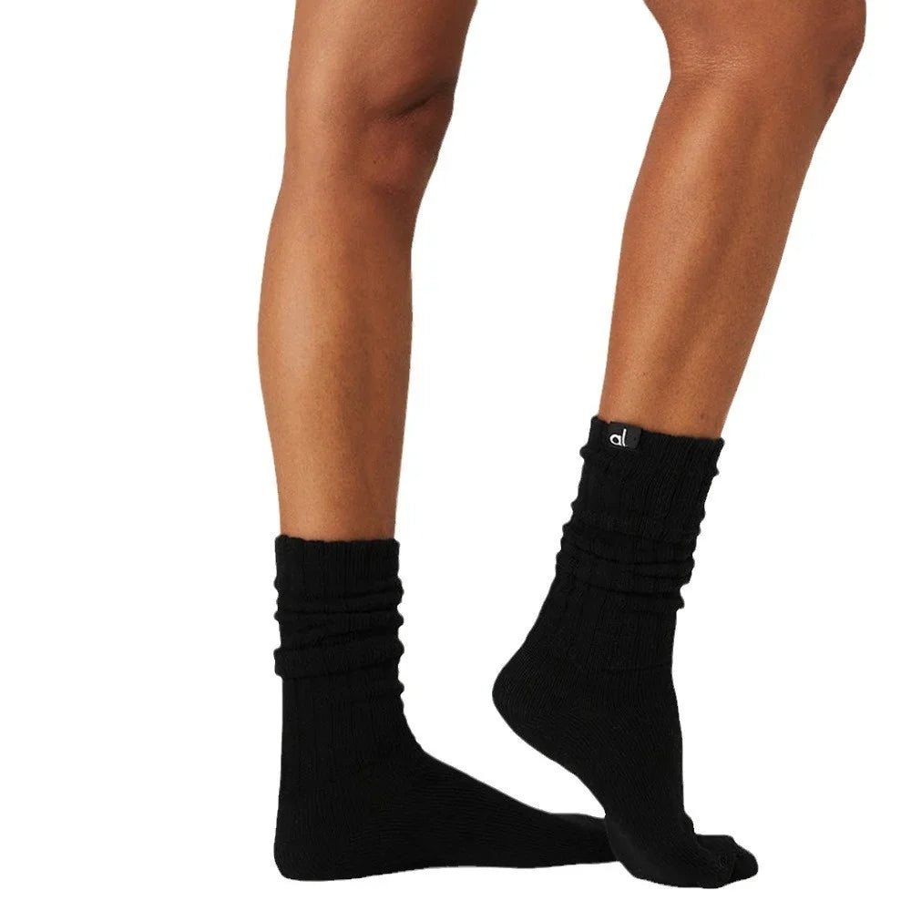 Sports Socks Men's and Women's Are Soft Breathable Knitted Versatile for Sports Super Thick and Stackable Basketball Socks