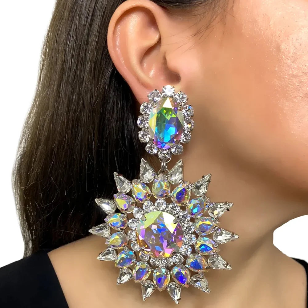 Bohemian Geometric Dangle Earrings  Wedding for Women Luxury Designer Statement decor Bridal Jewelry High Quality Accessories