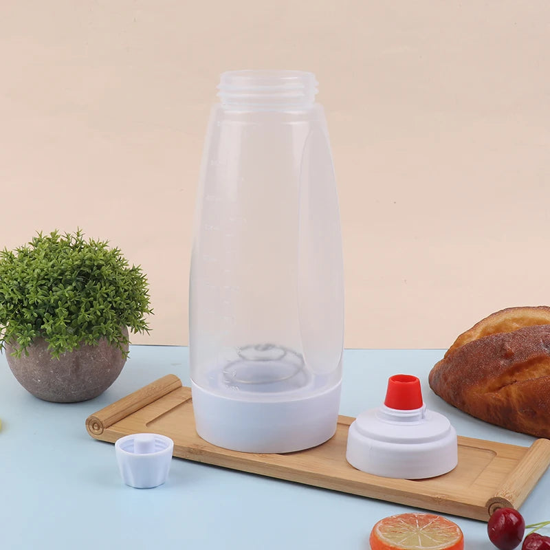 Pancake Batter Bottle Battler Mixer With Blender Ball Wire Whisk For Restaurant Baking Pancakes Cupcakes Muffins Crepes And More