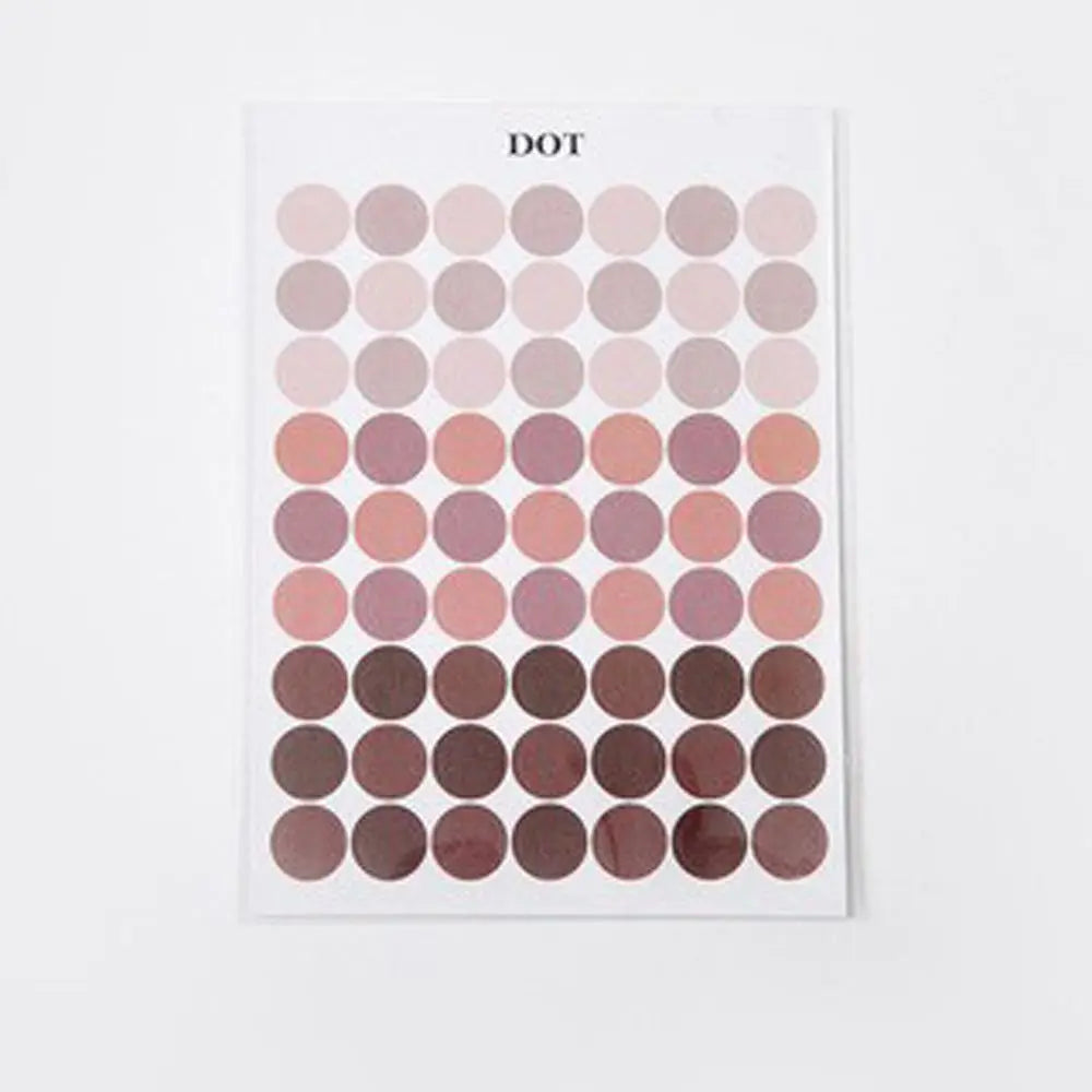 School Supplies Planner Album Self-adhesive Decorative Decals Label Stickers Stationery Stickers Diary Scrapbooking Stickers