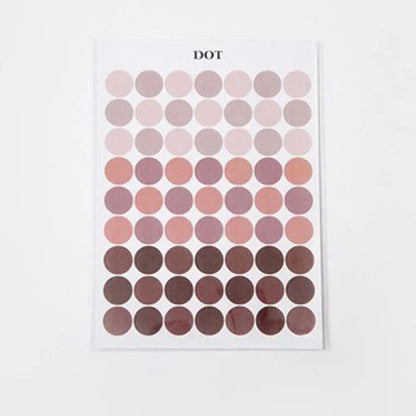 School Supplies Planner Album Self-adhesive Decorative Decals Label Stickers Stationery Stickers Diary Scrapbooking Stickers