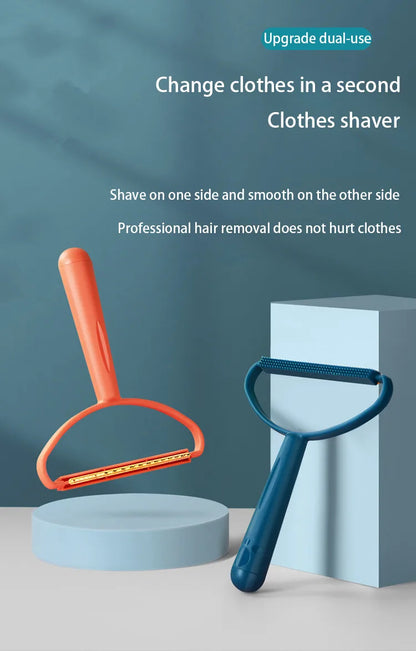 Portable Lint Remover Pet Hair Remover Brush Manual Lint Roller Sofa Clothes Cleaning Lint Brush Fuzz Fabric Shaver Brush Tool