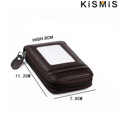 RFID Blocking Aluminum Card Case - Credit Card Protector, Business Card Holder, Metal ID Organizer Wallet, 6 Slots for Women,Men