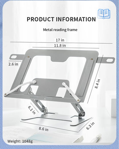Laptop Holder Reading Stand Book Holder Multifunction Extendable Adjustable Reading Mobile Phones Office Study Desk Assessories