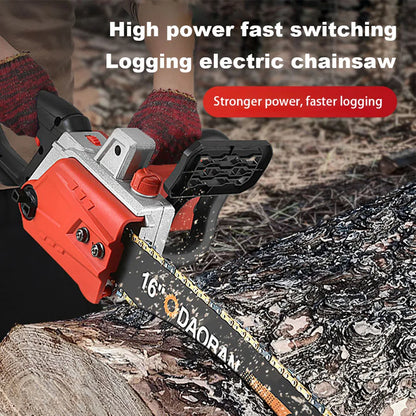 Handheld Electric Chain Saw Felling Saw Home Electric Chain Saw Mini Chain Saw Tree Saw Powerful Electric Saw 16 inch 12 inch