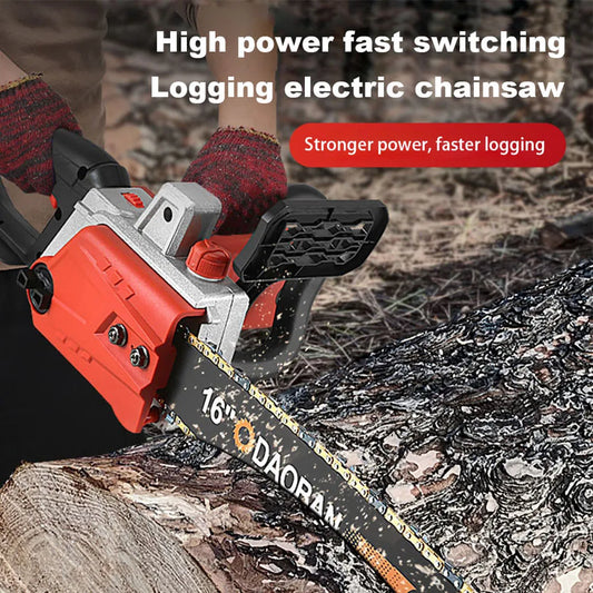 Handheld Electric Chain Saw Felling Saw Home Electric Chain Saw Mini Chain Saw Tree Saw Powerful Electric Saw 16 inch 12 inch
