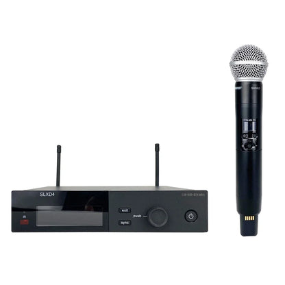 SLXD4 SLX24 Professional Wireless UHF Microphone System For Karaoke church perform church mic