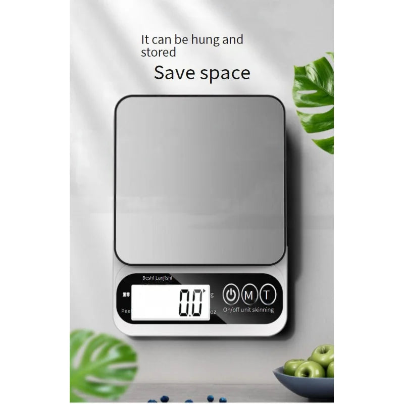 Kitchen Electronic Scale High Precision Household Baking Gram Scale Accurate Small Electronic Scale Food Scale Small Gram Scale