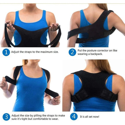 1PCS Posture Corrector for Women Men,Comfortable Posture Trainer for Spinal Alignment Posture Belts,Adjustable Back Straightener